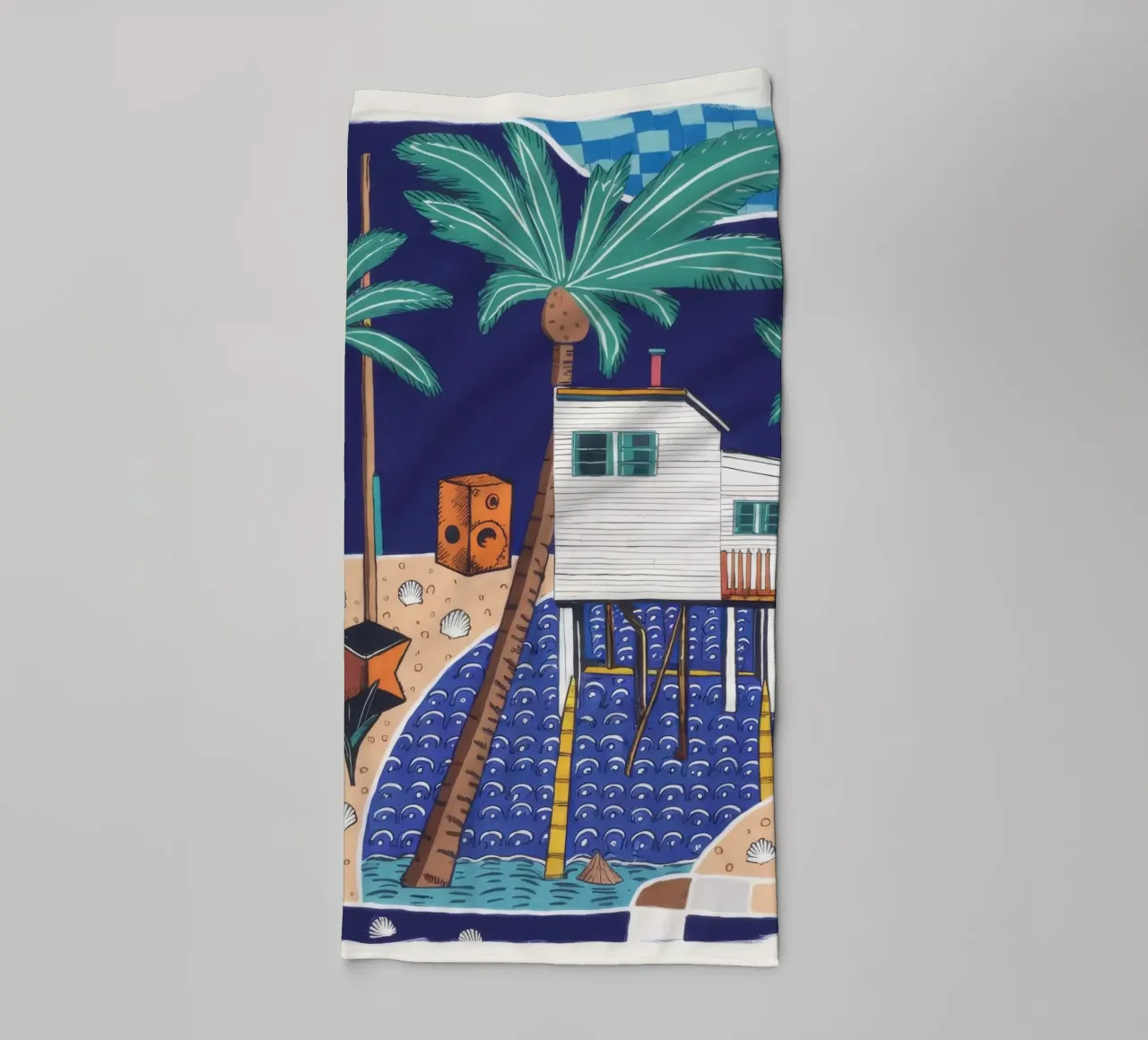 Oasi geometrica tropicale asciugamano da bagno da Beach Palette