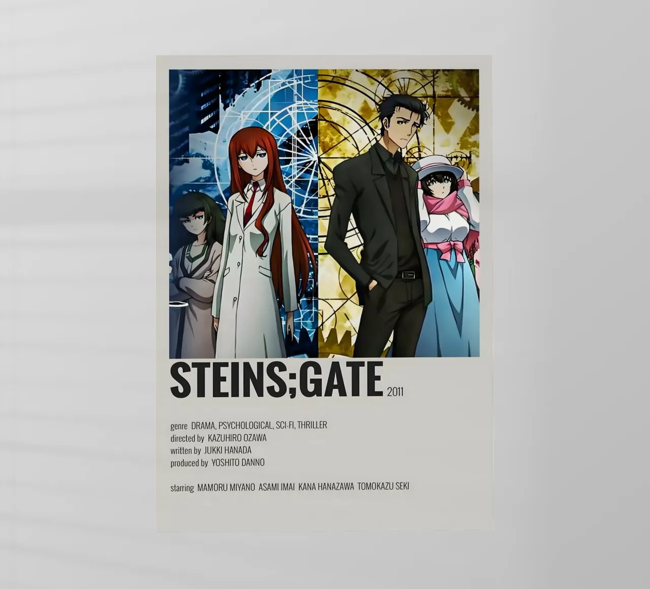 STEINS;GATE 2011 pellicola backlit da Totoya
