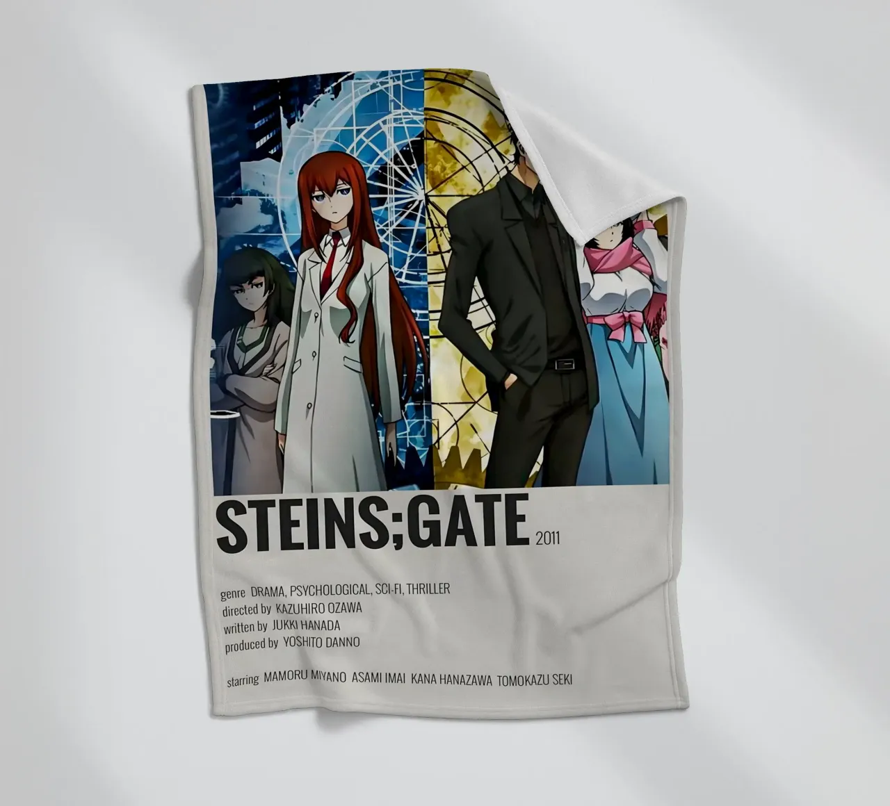 STEINS;GATE 2011 coperta in pile da Totoya