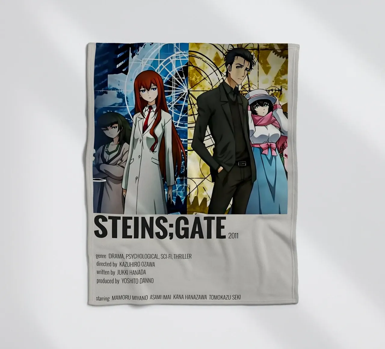 STEINS;GATE 2011 coperta in pile da Totoya