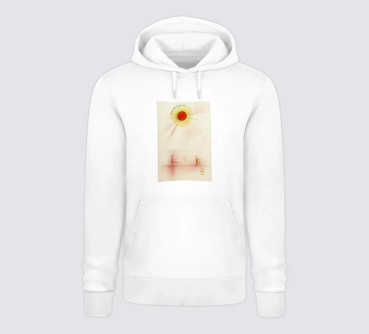 Kandinsky - Rays felpa con cappuccio da ARTOTHEK