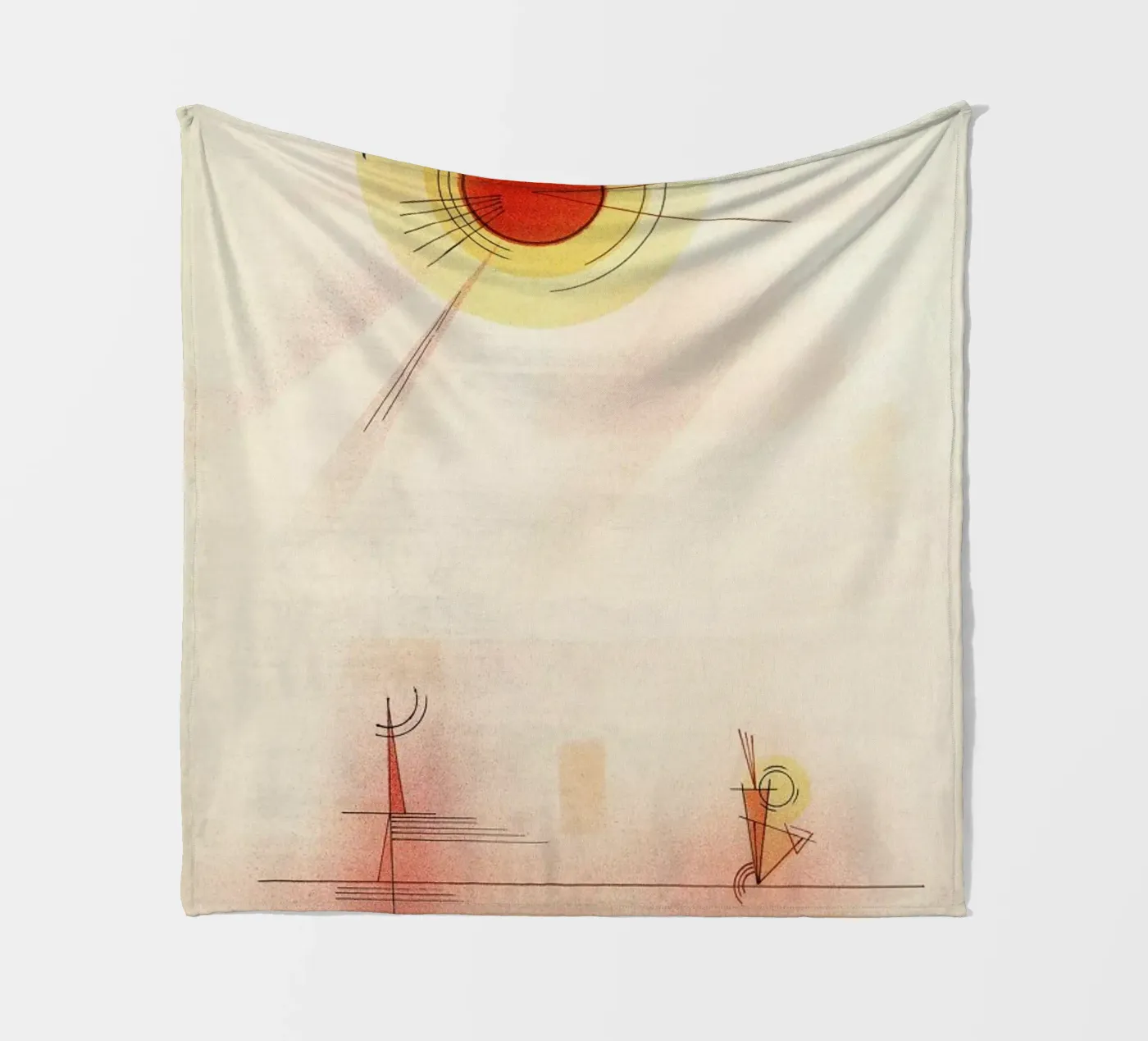 Kandinsky - Rays fleecedeken van ARTOTHEK
