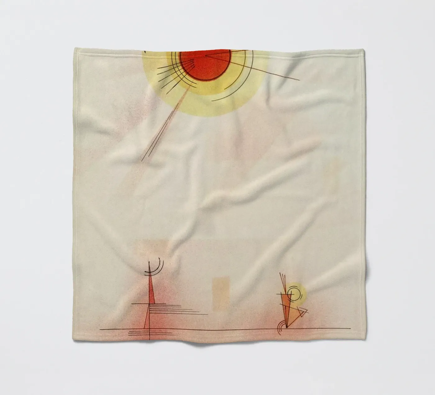 Kandinsky - Rays fleecedeken van ARTOTHEK