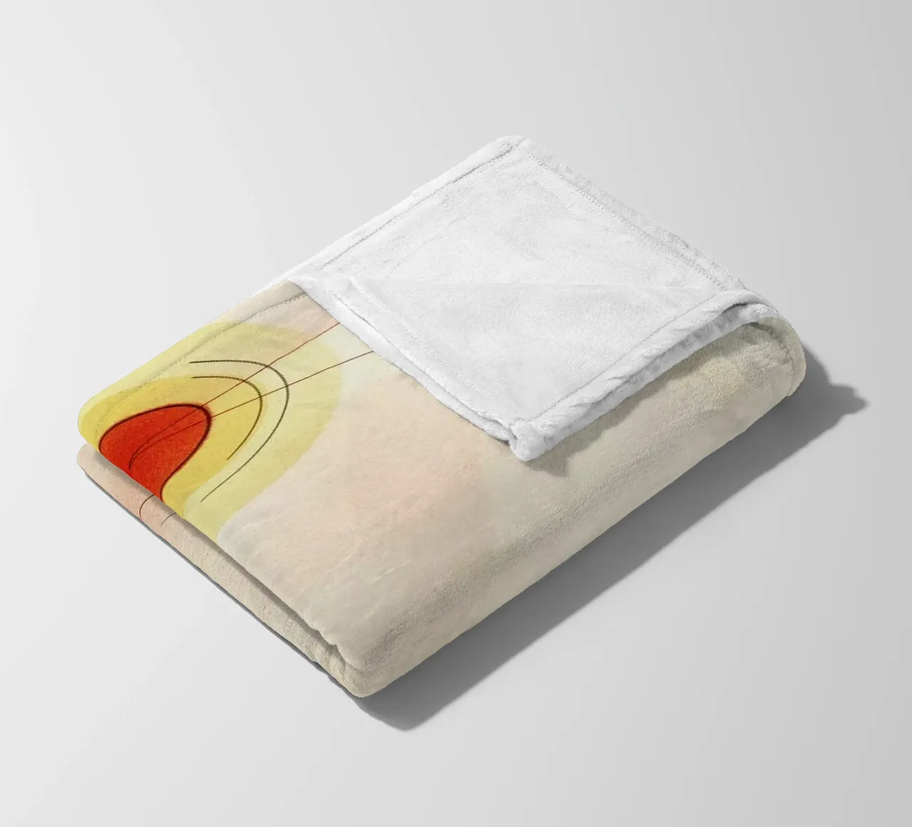 Kandinsky - Rays coperta in pile da ARTOTHEK