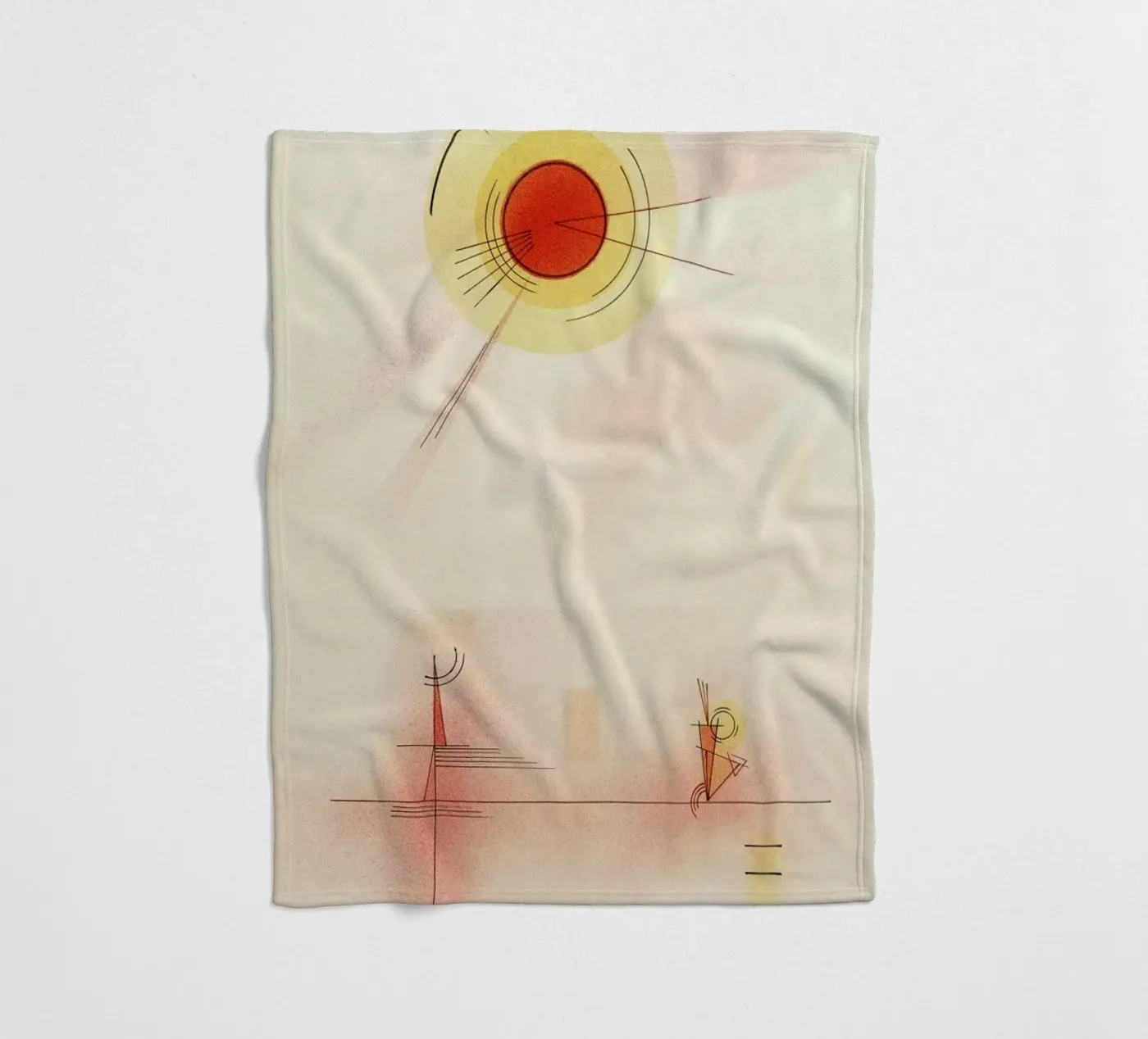 Kandinsky - Rays fleecedeken van ARTOTHEK