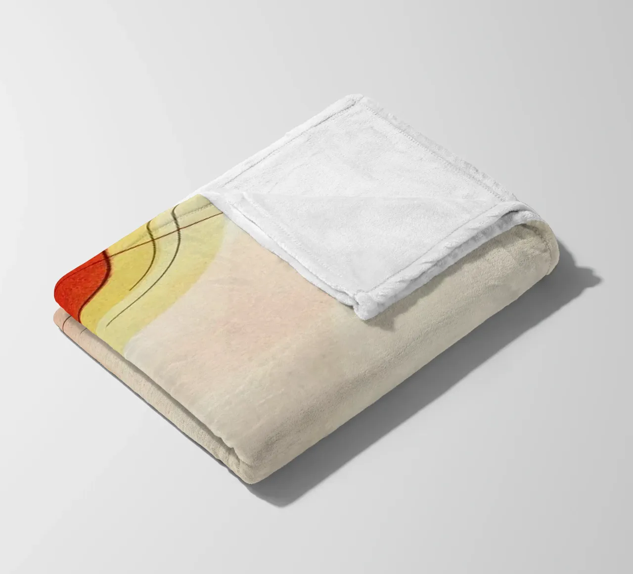 Kandinsky - Rays coperta in pile da ARTOTHEK