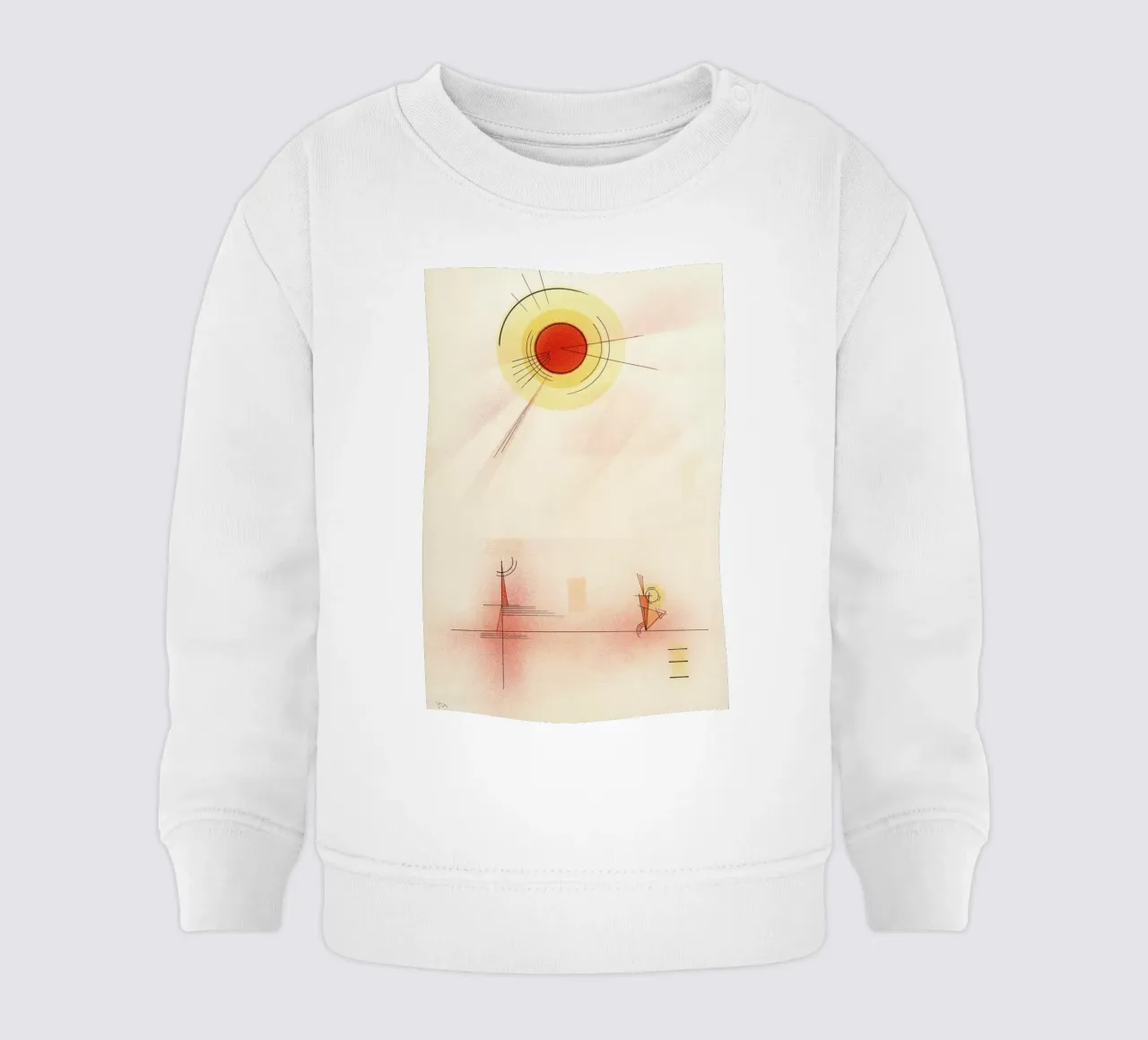 Kandinsky - Rays felpa neonato da ARTOTHEK