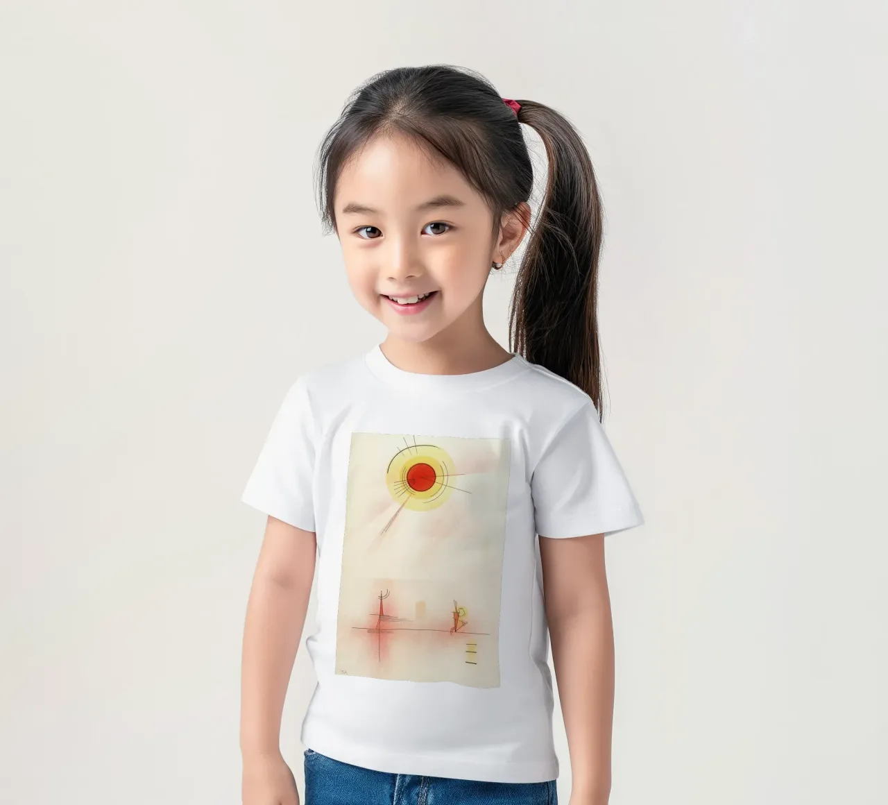Kandinsky - Rays t-shirt bambini da ARTOTHEK