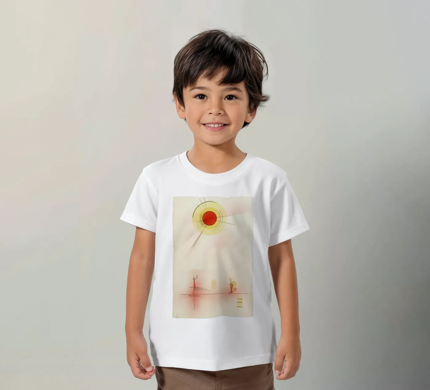 Kandinsky - Rays t-shirt bambini da ARTOTHEK