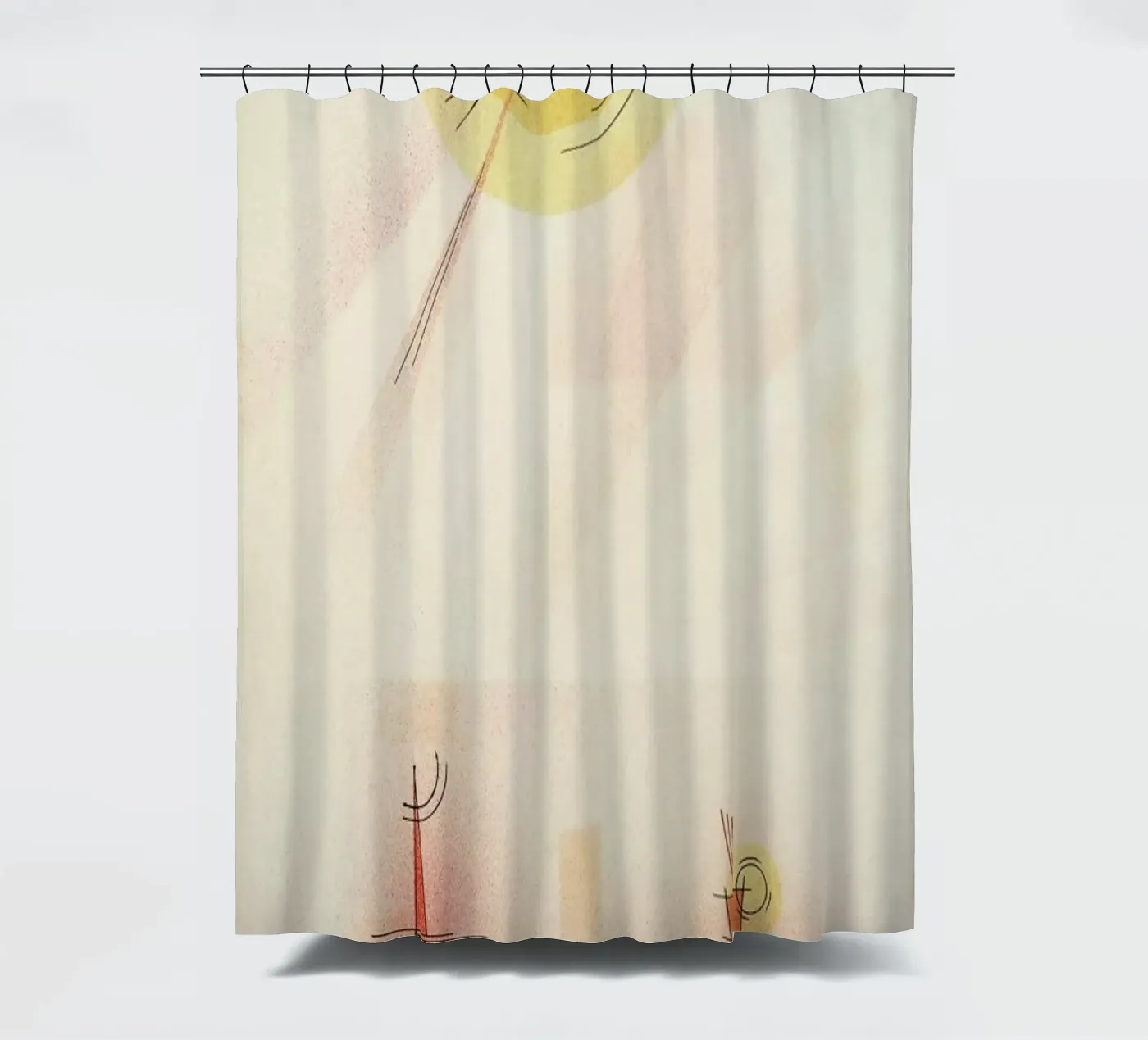 Kandinsky - Rays Duschvorhang von ARTOTHEK