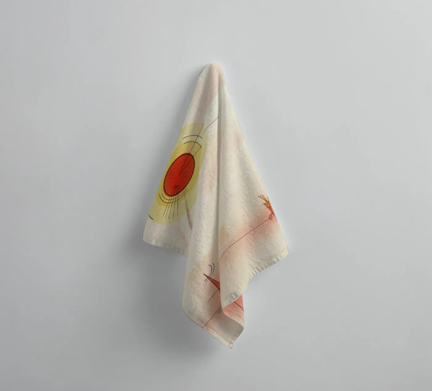 Kandinsky - Rays towel by ARTOTHEK