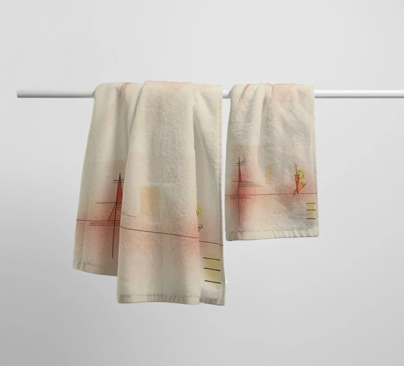 Kandinsky - Rays towel by ARTOTHEK