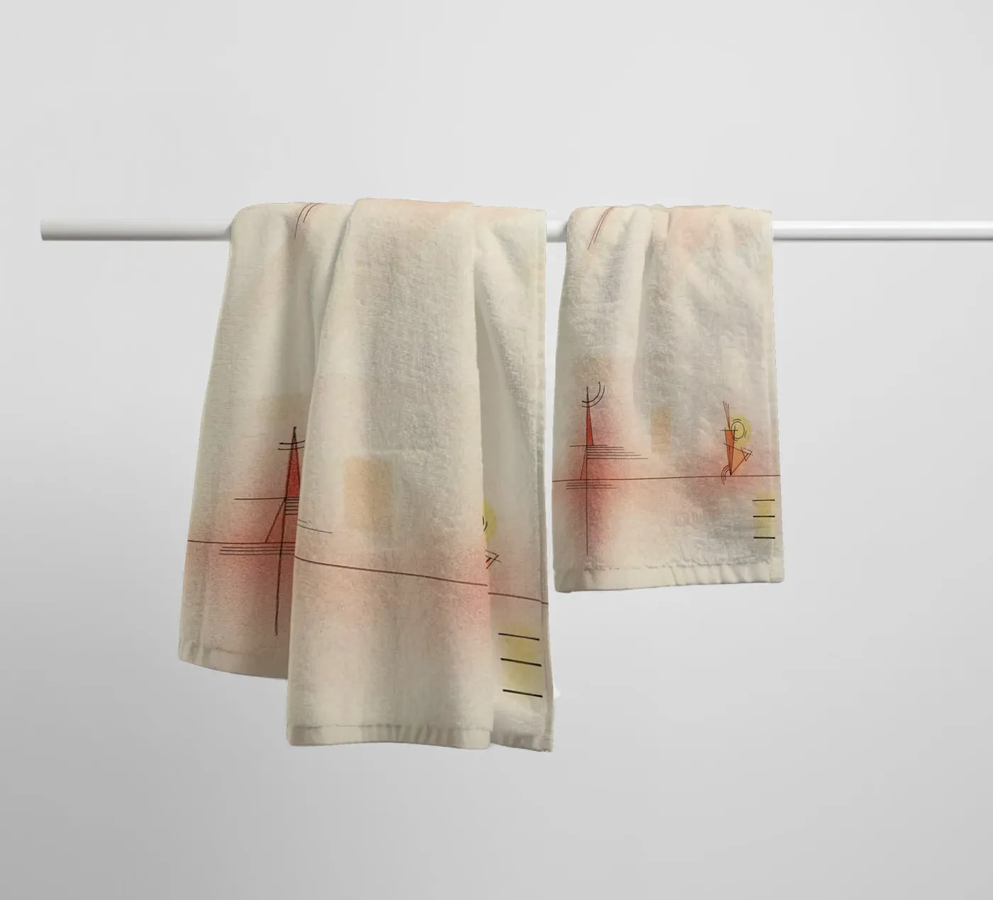 Kandinsky - Rays towel by ARTOTHEK