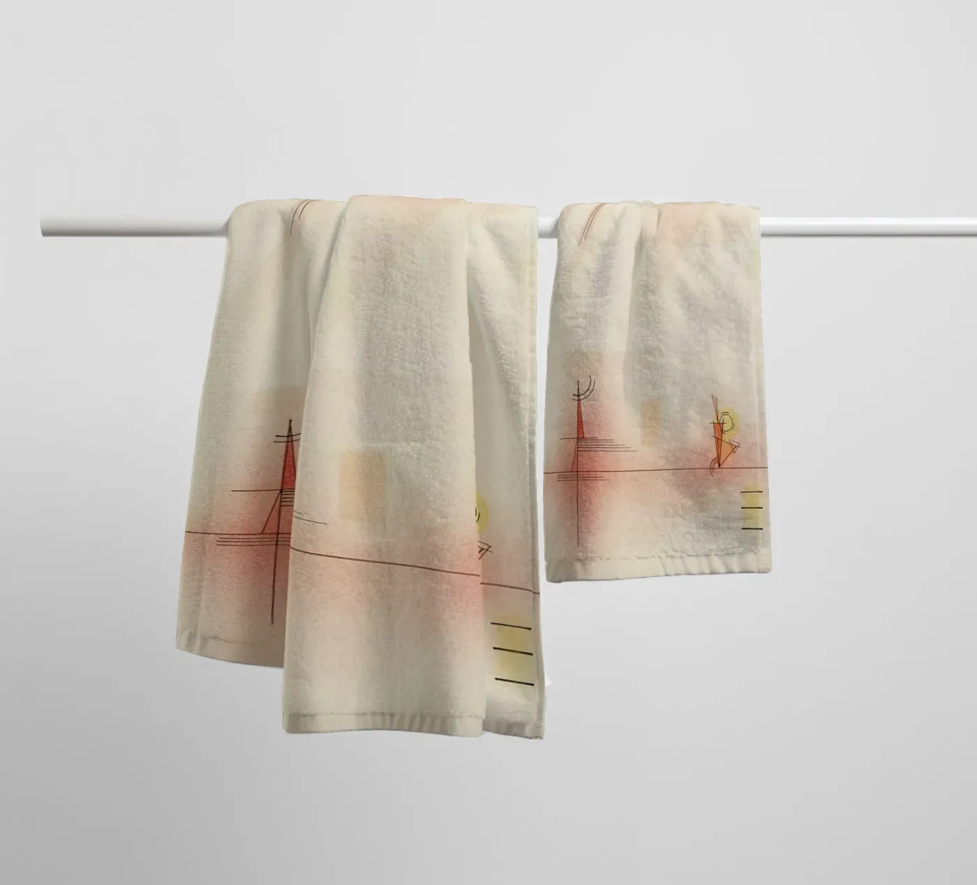 Kandinsky - Rays towel by ARTOTHEK