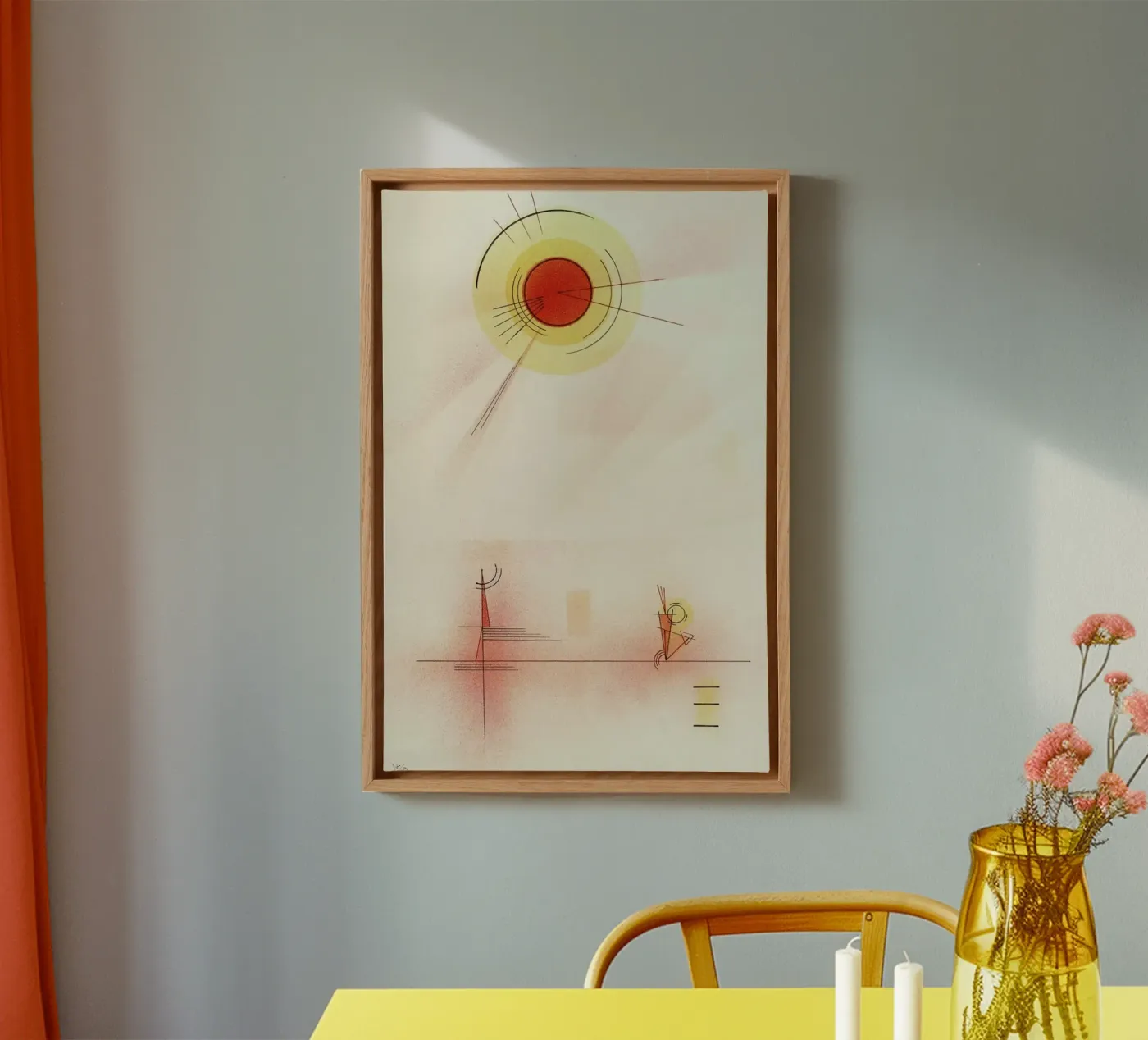 Kandinsky - Rays tela da ARTOTHEK