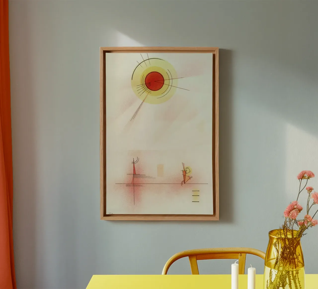 Kandinsky - Rays tela da ARTOTHEK