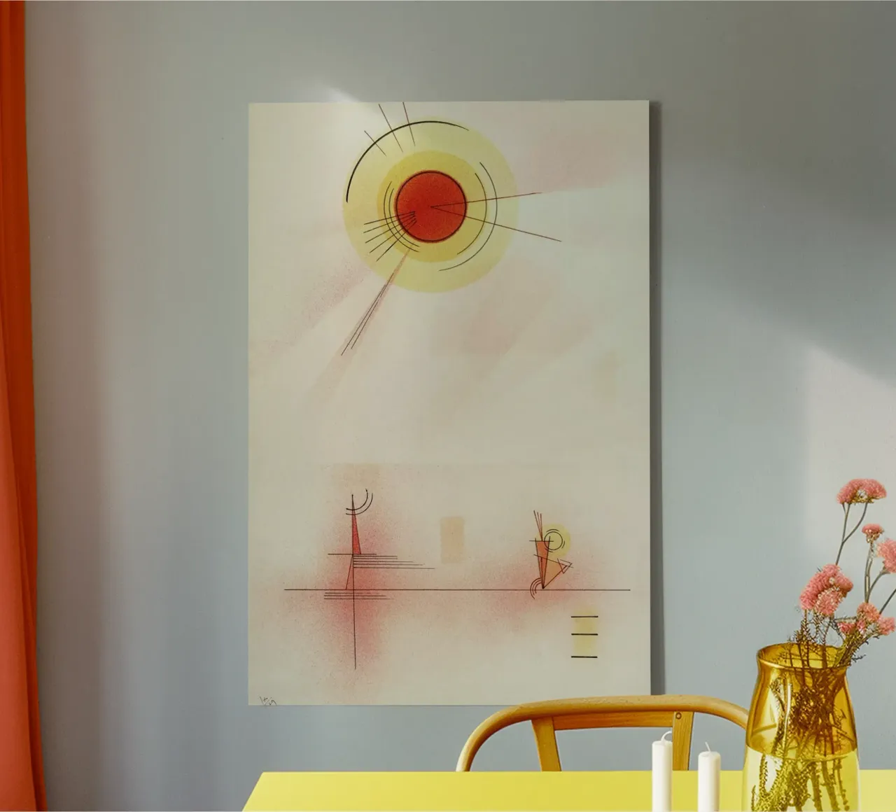 Kandinsky - Rays tela da ARTOTHEK