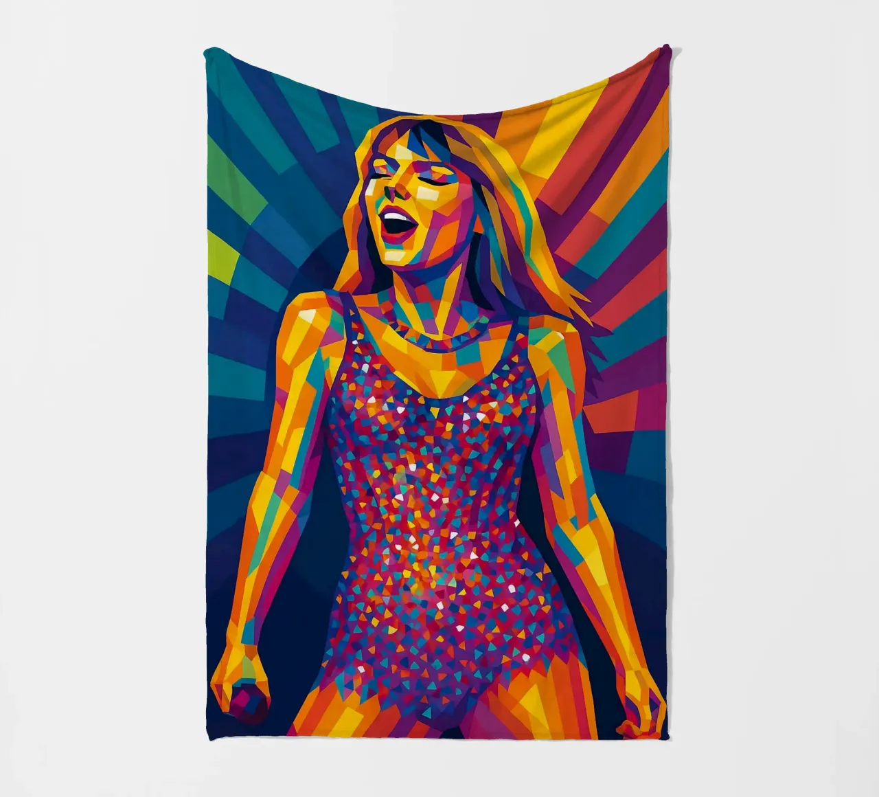 Taylor Swift coperta in pile da HopeStudio