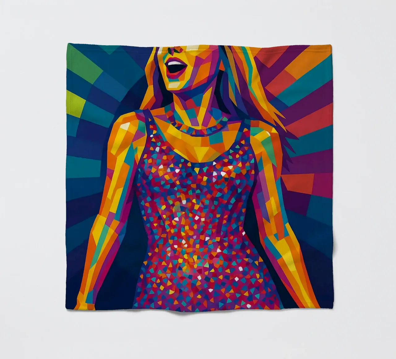 Taylor Swift coperta in pile da HopeStudio