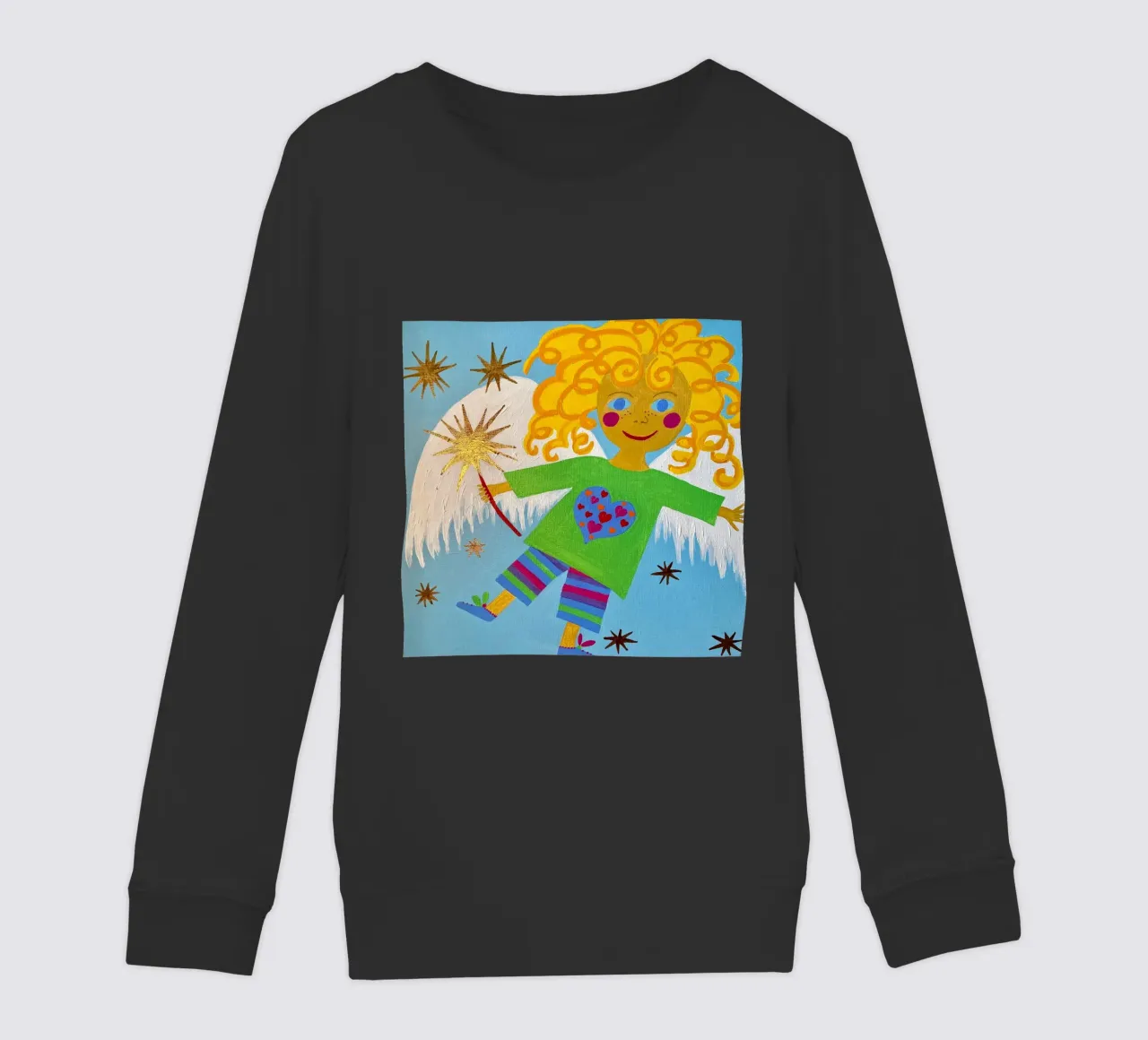 L'angelo custode Lorenzino felpa bambino da irenissima