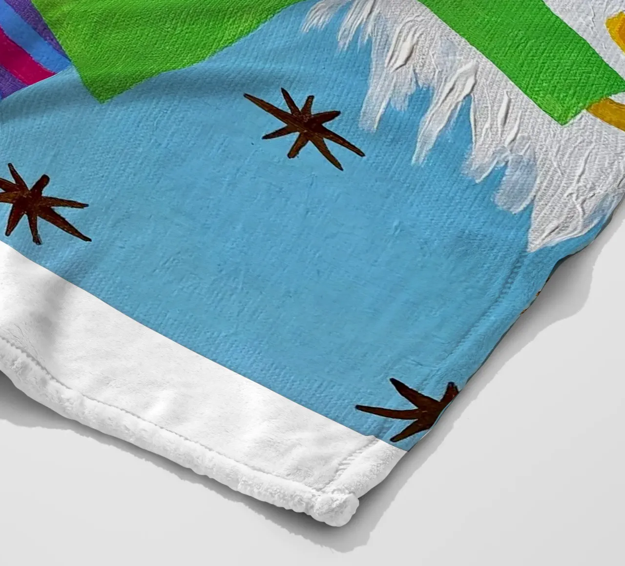 L'angelo custode Lorenzino coperta in pile da irenissima