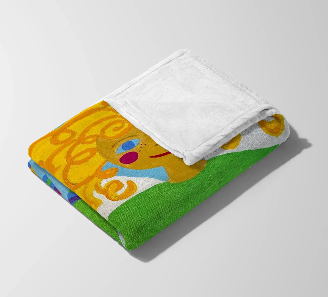 L'angelo custode Lorenzino coperta in pile da irenissima