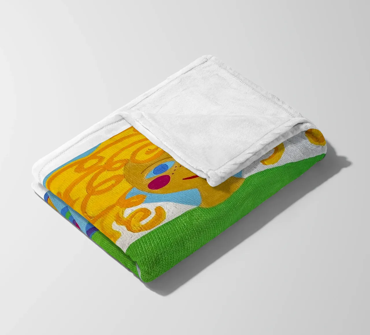 L'angelo custode Lorenzino coperta in pile da irenissima