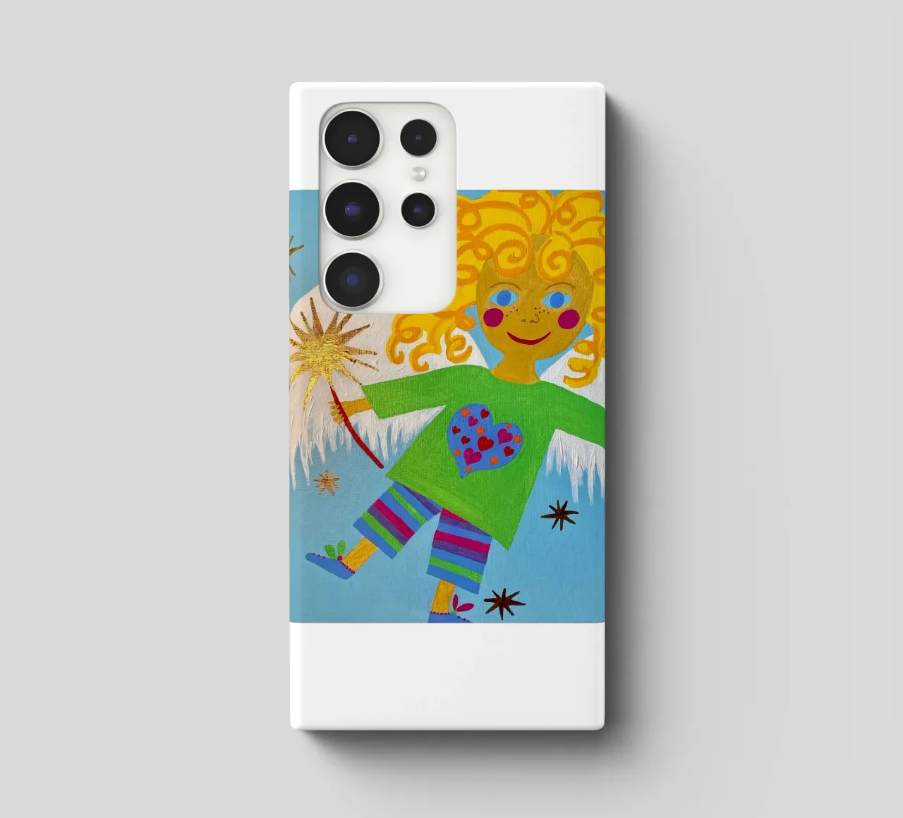 L'angelo custode Lorenzino cover samsung da irenissima