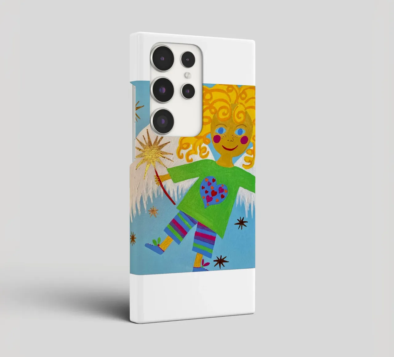 L'angelo custode Lorenzino cover samsung da irenissima