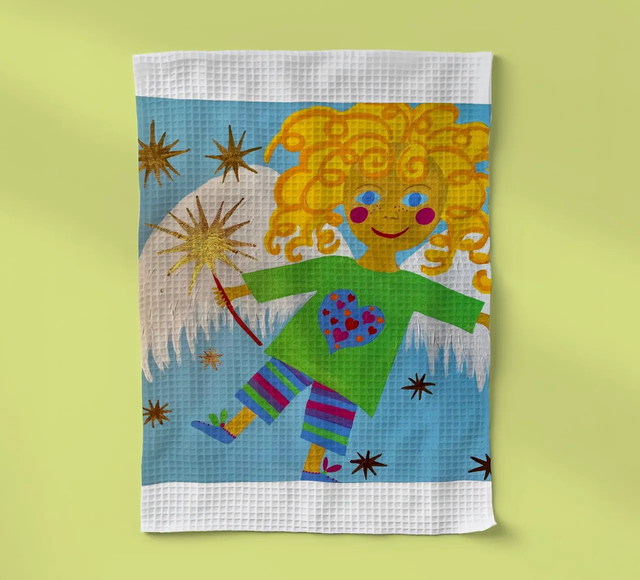 L'angelo custode Lorenzino canovaccio da cucina da irenissima