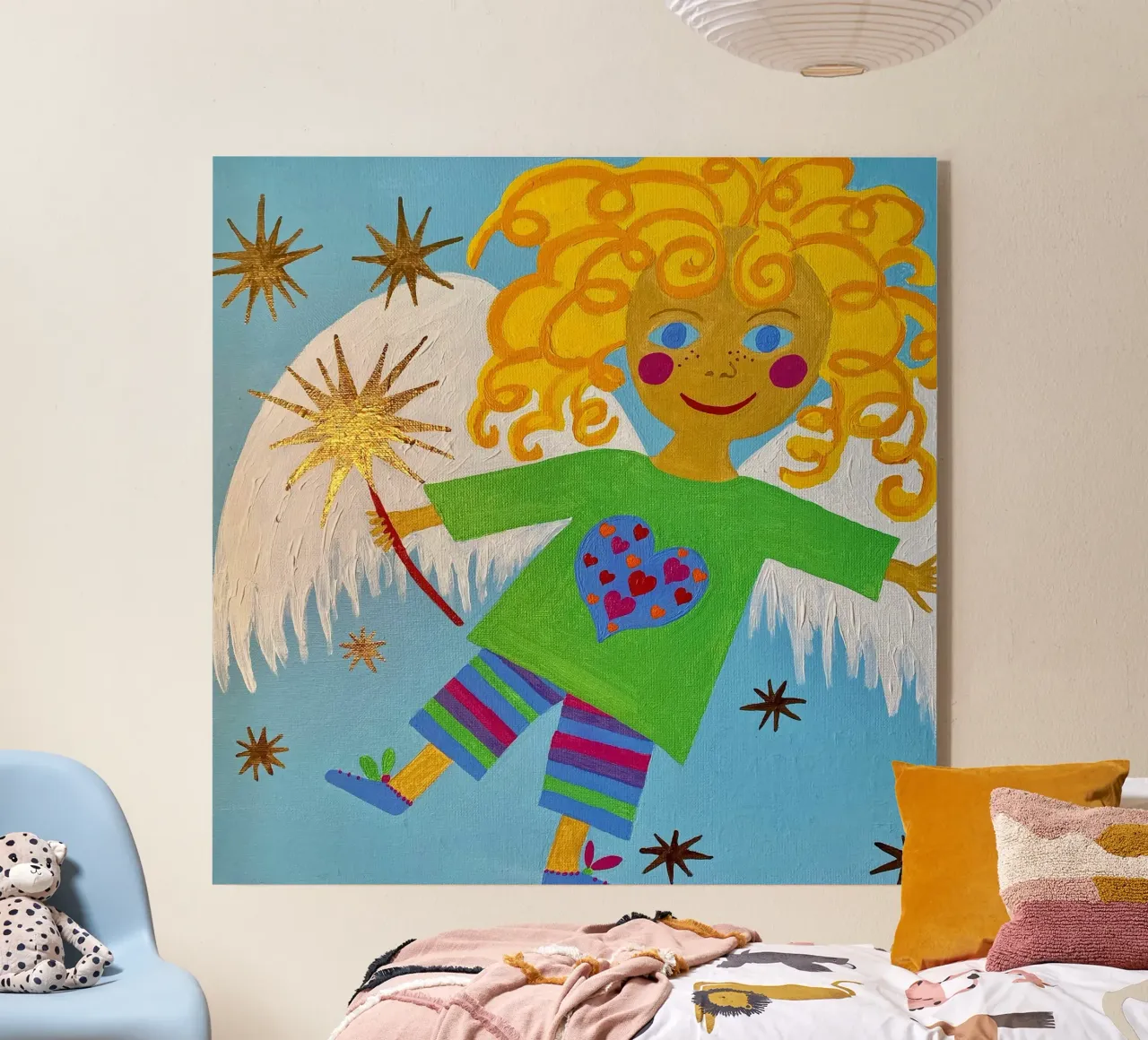 L'angelo custode Lorenzino plexiglass da irenissima