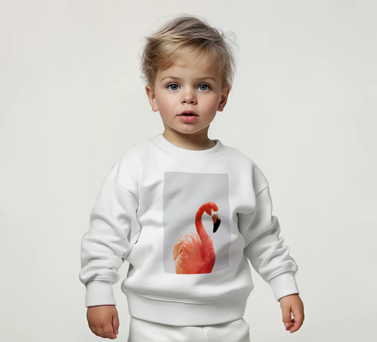 Flamingo II Baby Sweatshirt von Paws & Claws