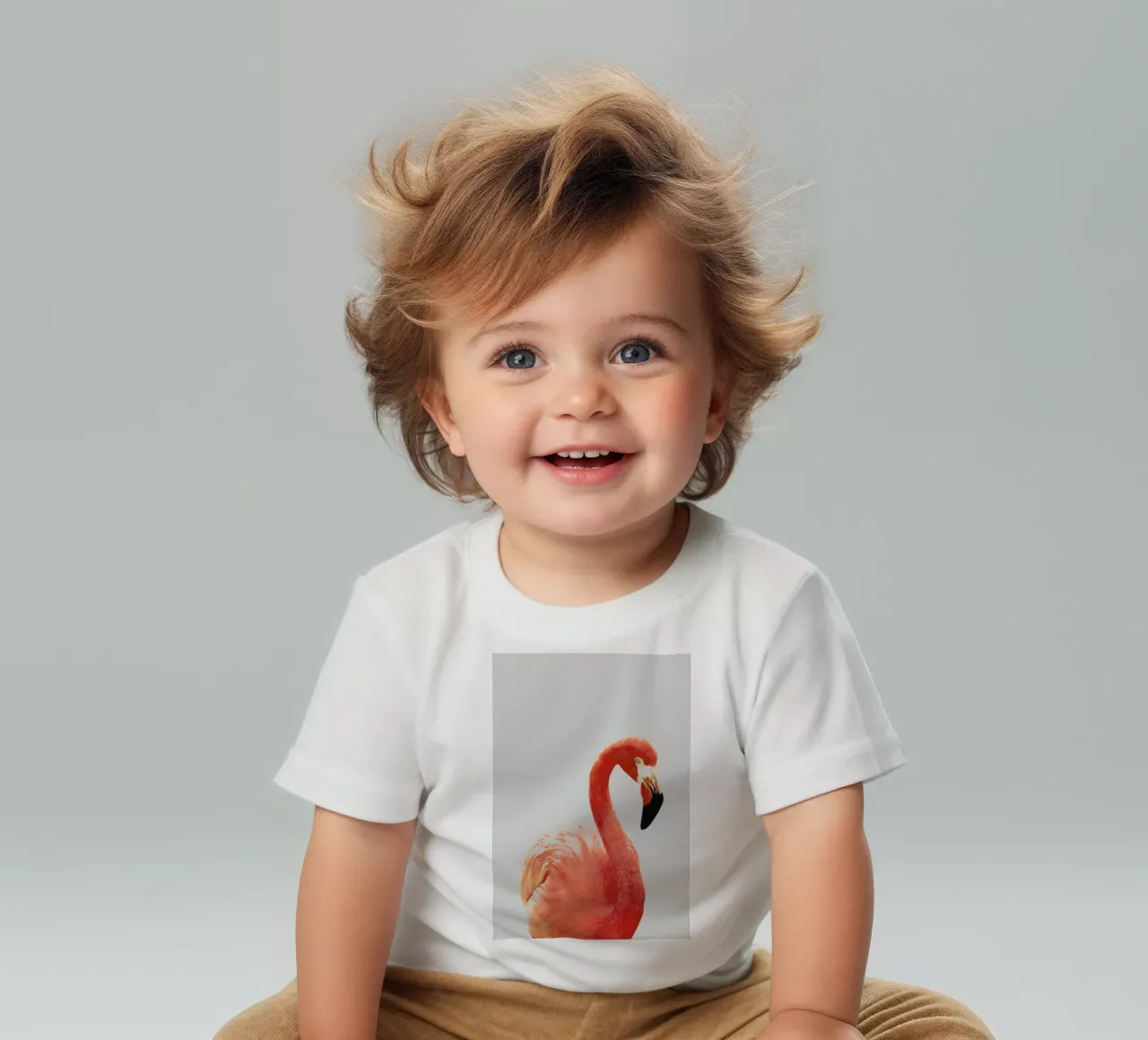 Flamingo II camiseta de bebé de Paws & Claws