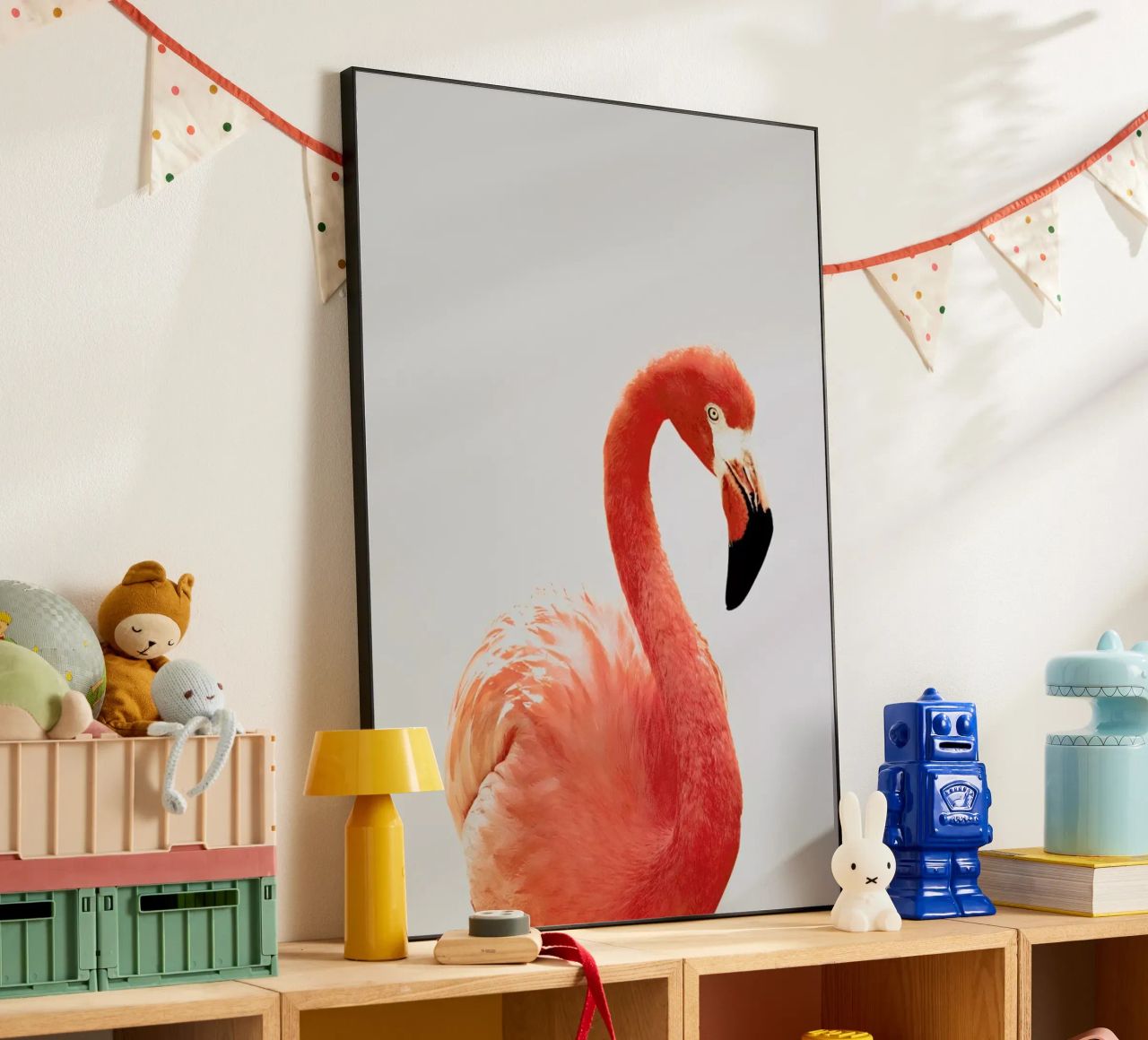 Flamingo II alluminio dibond da Paws & Claws