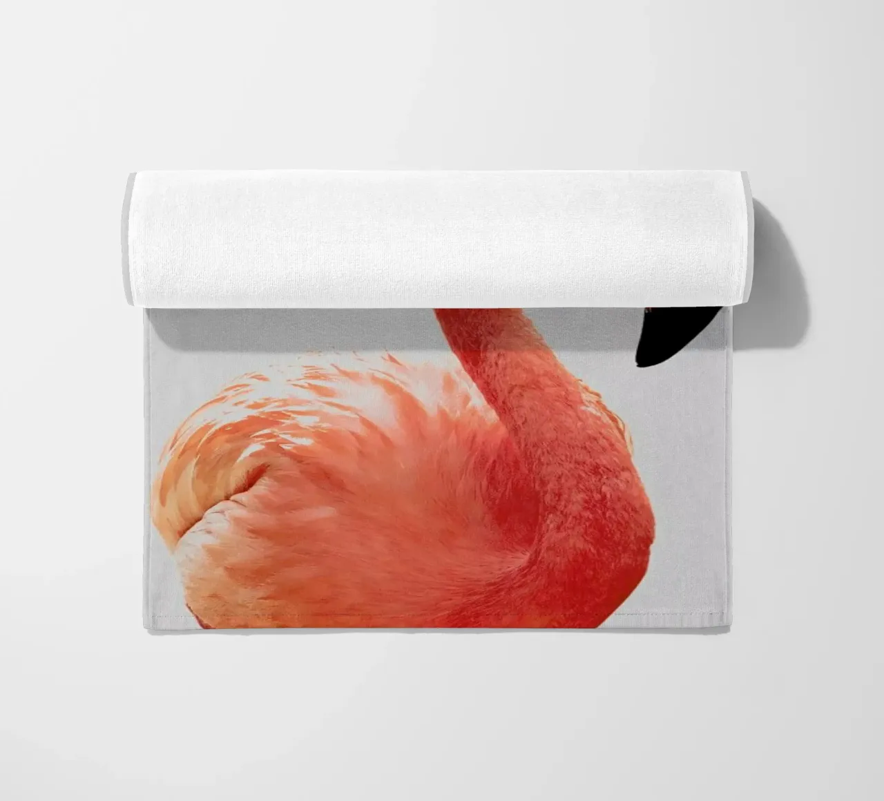 Flamingo II beach towel by Paws & Claws