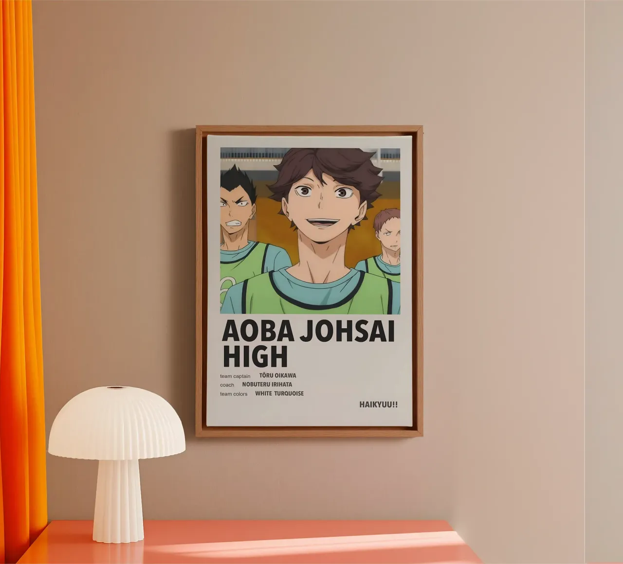 AOBA JOHSAI HIGH Leinwand von Totoya