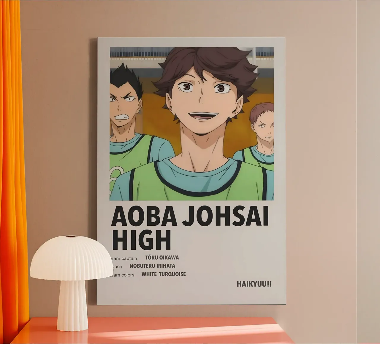 AOBA JOHSAI HIGH Leinwand von Totoya