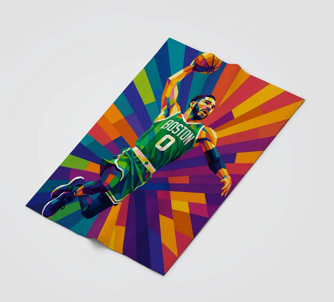 Jayson Tatum coperta in pile da HopeStudio