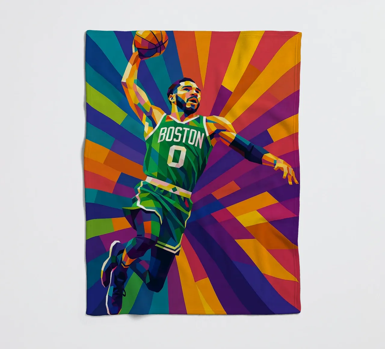 Jayson Tatum coperta in pile da HopeStudio