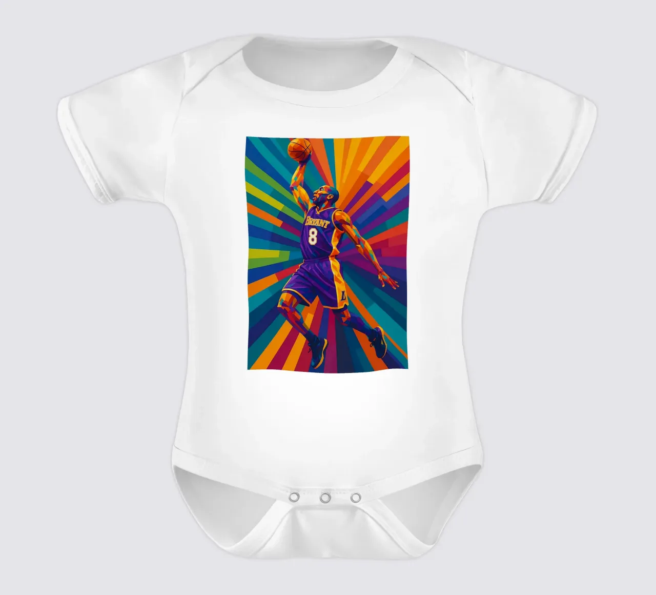 kobe bryant body neonato maniche corte da HopeStudio