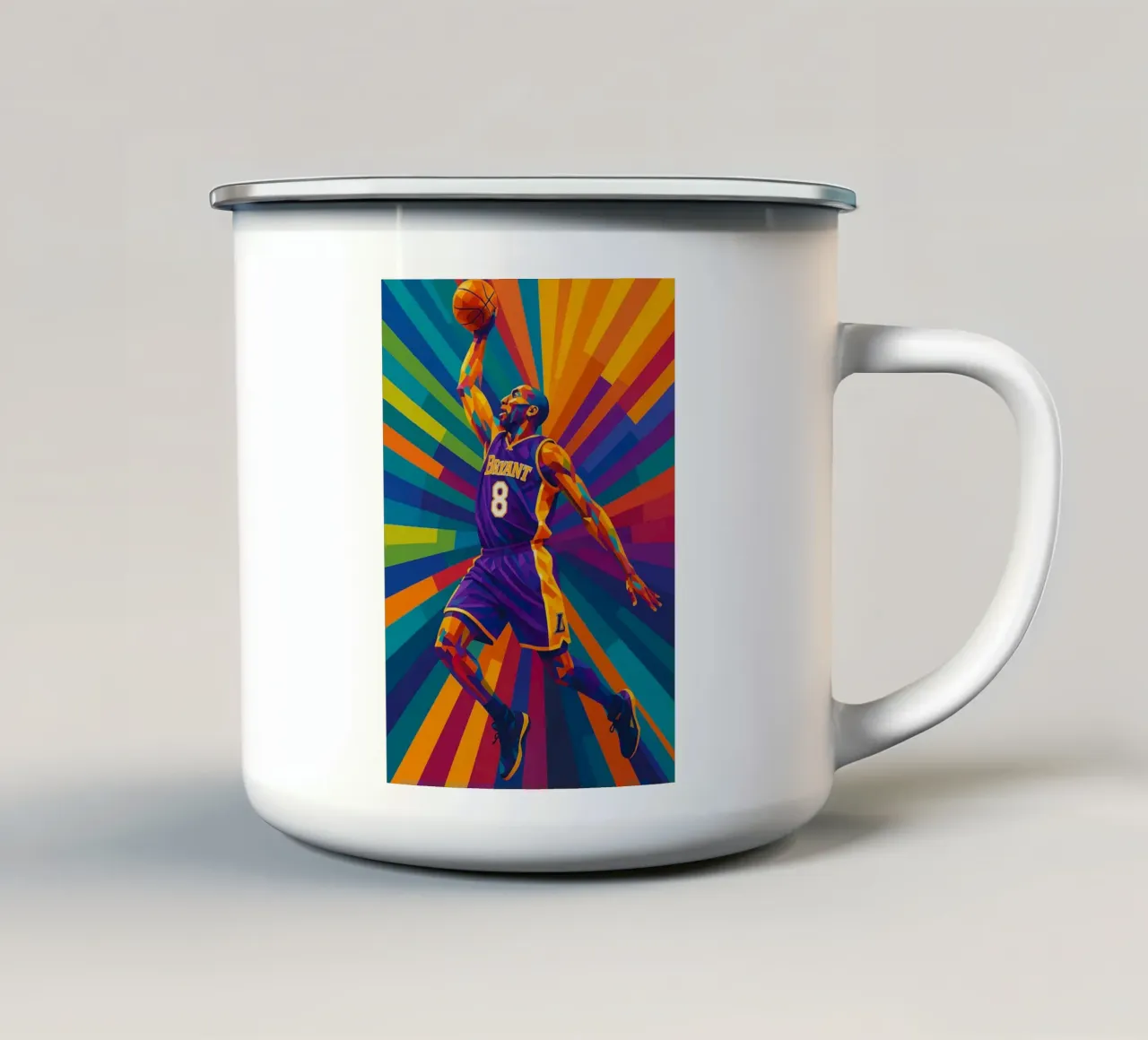 kobe bryant tazza in smalto da HopeStudio
