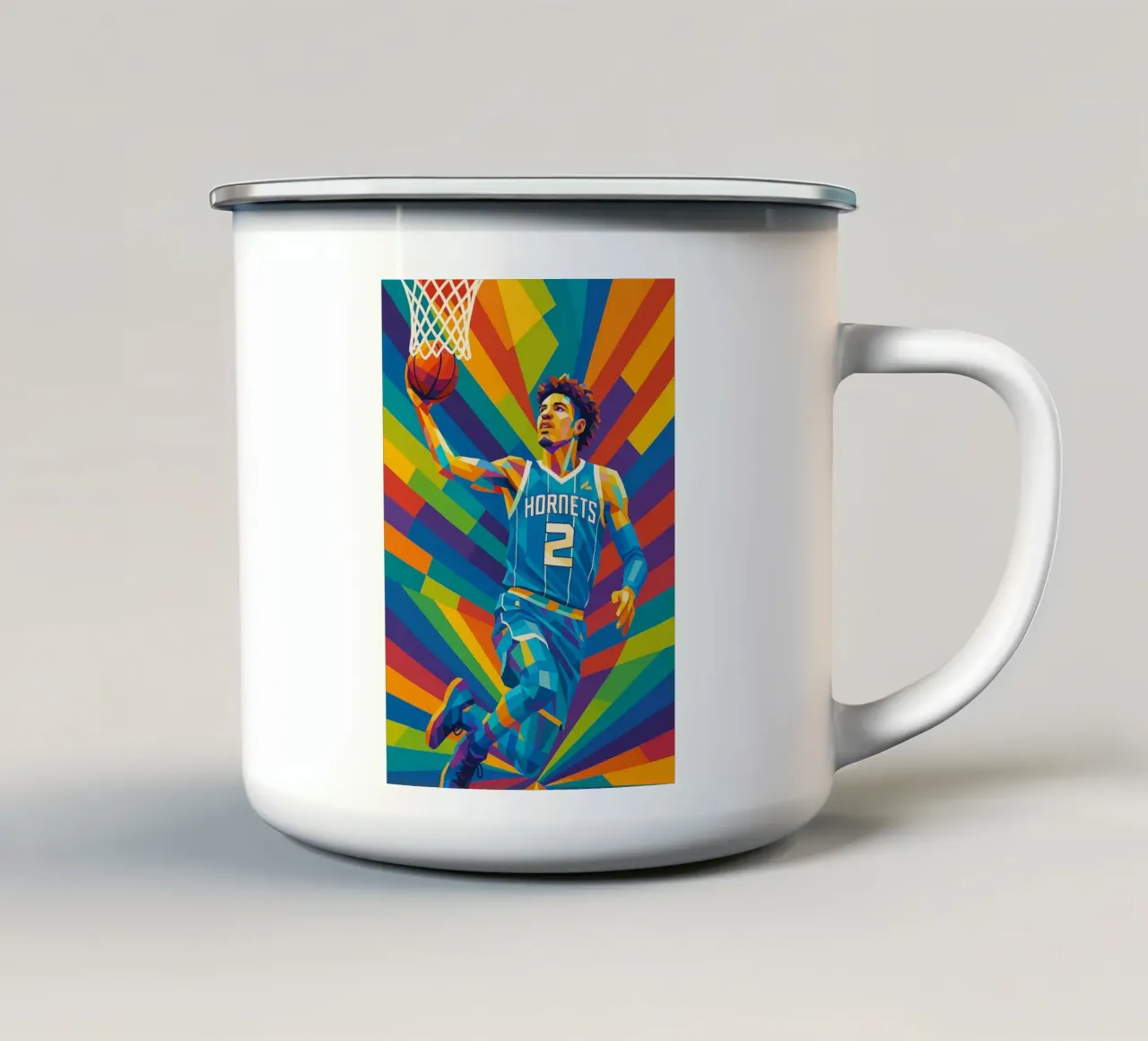 LaMelo Ball tazza in smalto da HopeStudio