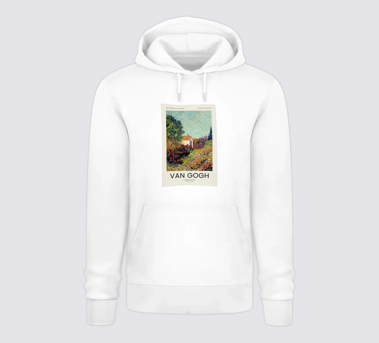van Gogh - Landscape felpa con cappuccio da Vintage by JUNIQE