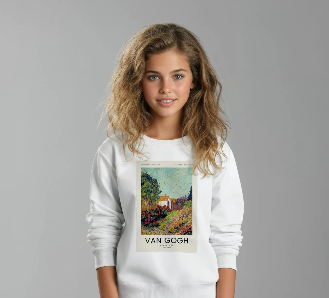 van Gogh - Landscape kids sweatshirt by Vintage by JUNIQE