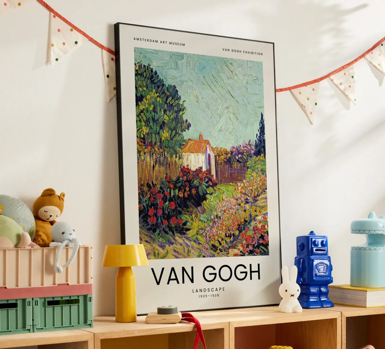 van Gogh - Landscape alu-dibond by Vintage by JUNIQE