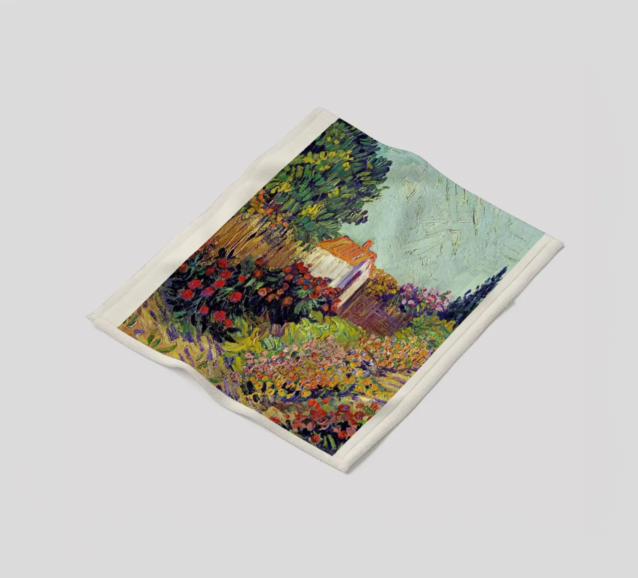 van Gogh - Landscape coperta in pile da Vintage by JUNIQE