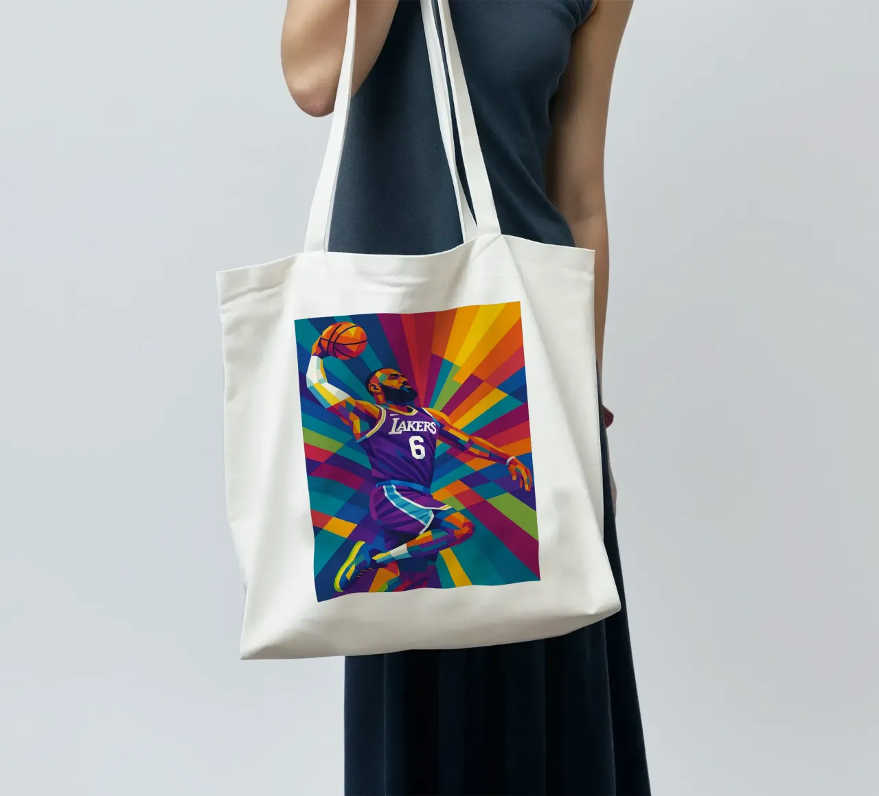 lebron james borsa in juta da HopeStudio