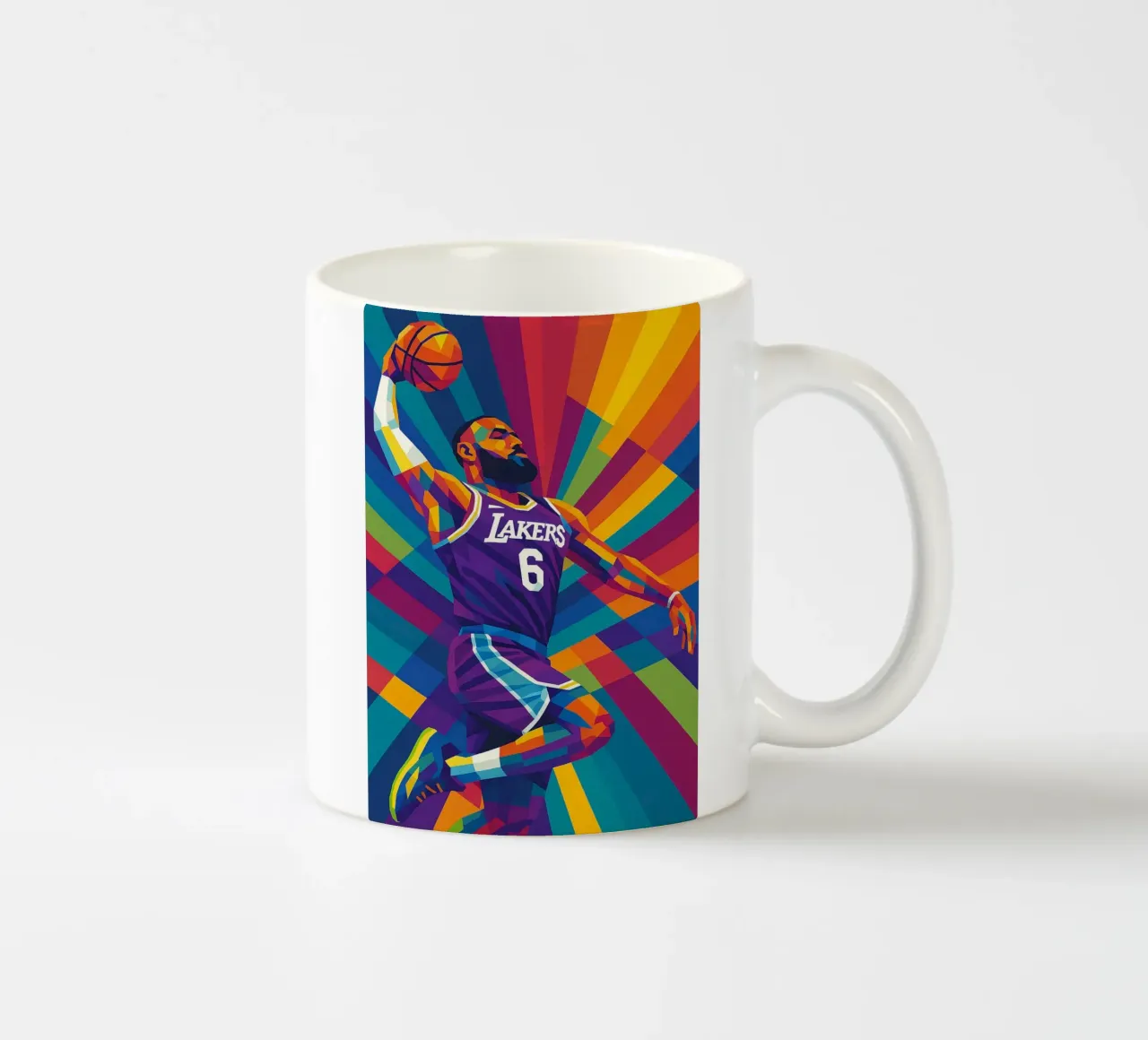 lebron james tazza in ceramica da HopeStudio