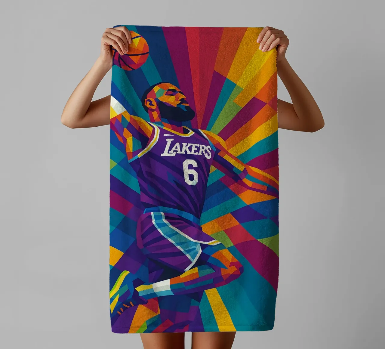 lebron james asciugamano da bagno da HopeStudio