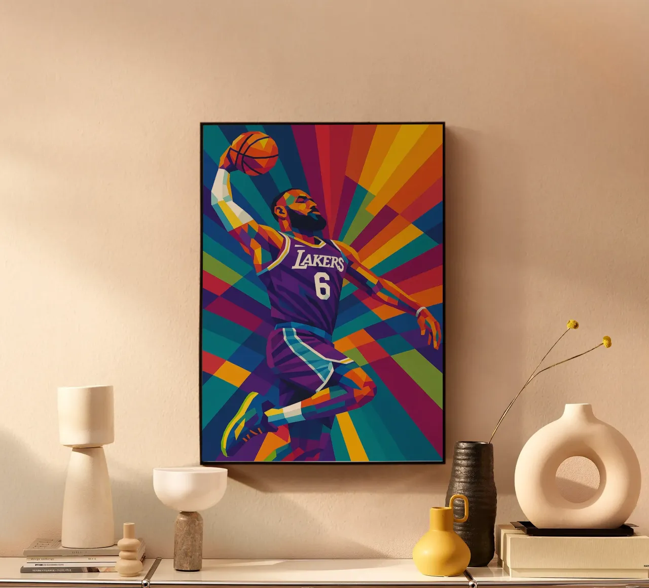 lebron james alluminio dibond da HopeStudio